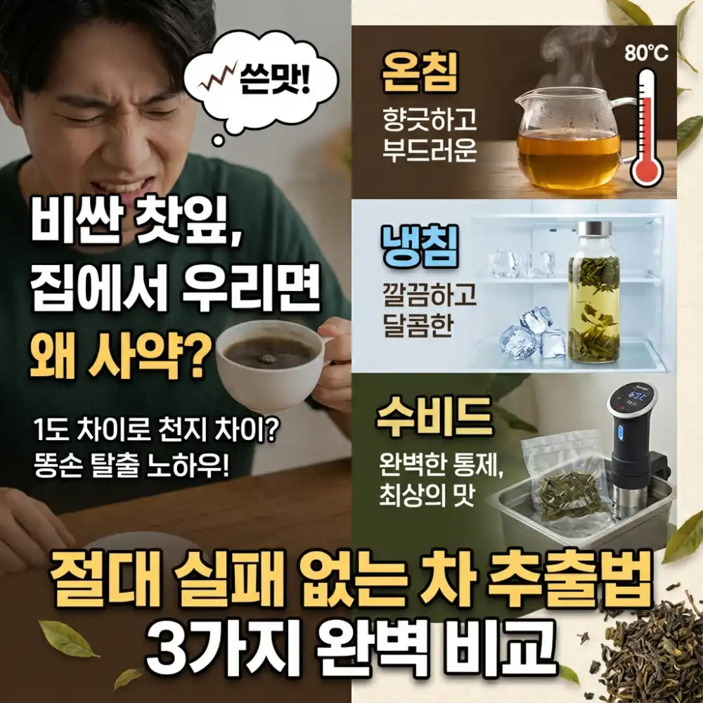 절대 실패없는 차 추출법 3가지 완벽 비교