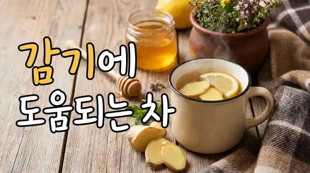 감기에 도움되는 차 기침 가래 목통증 해결