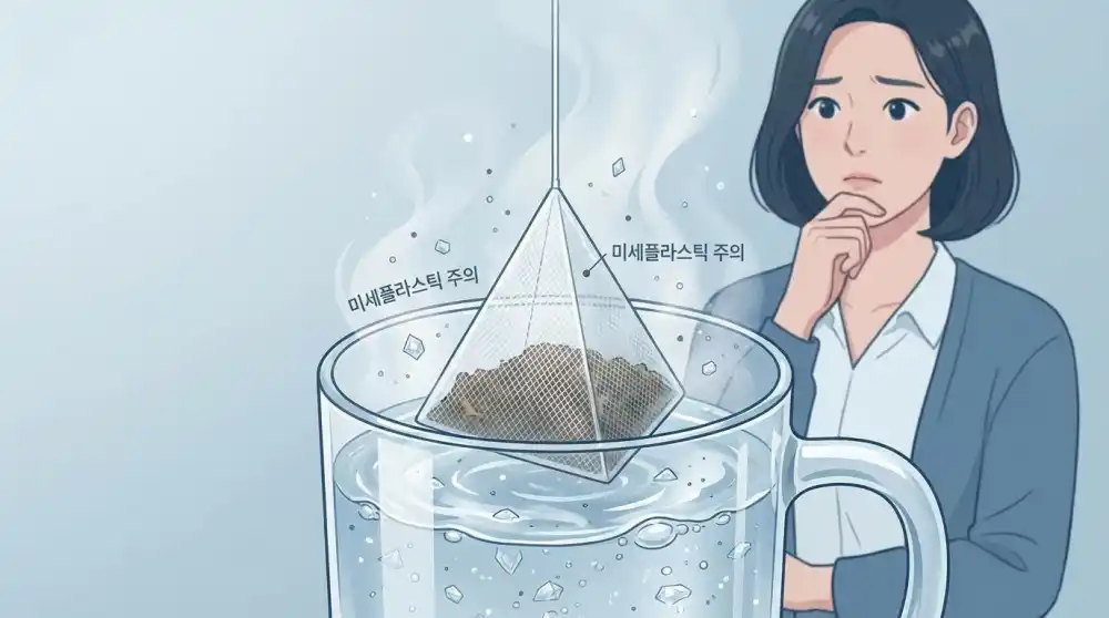 티백 미세플라스틱 주의