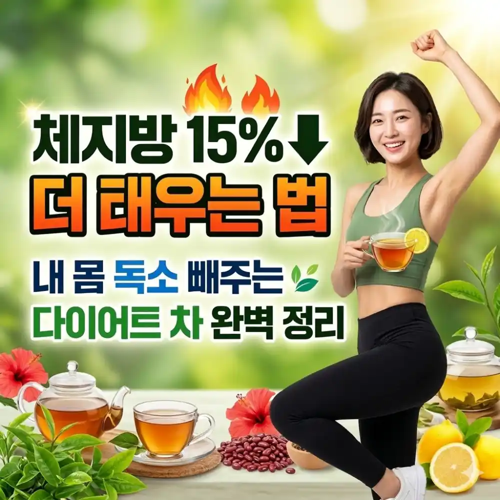 내 몸의 독소 빼주는 다이어트 차