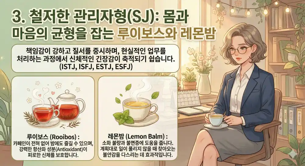 철저한 관리자형 루이보스 레몬밤